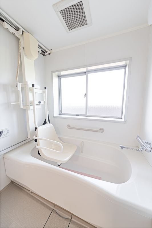 Accessible Tub with Handrails